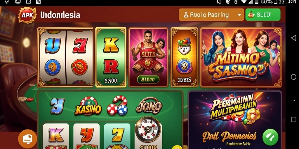 Tampilan antarmuka aplikasi 7MMBET yang user-friendly.