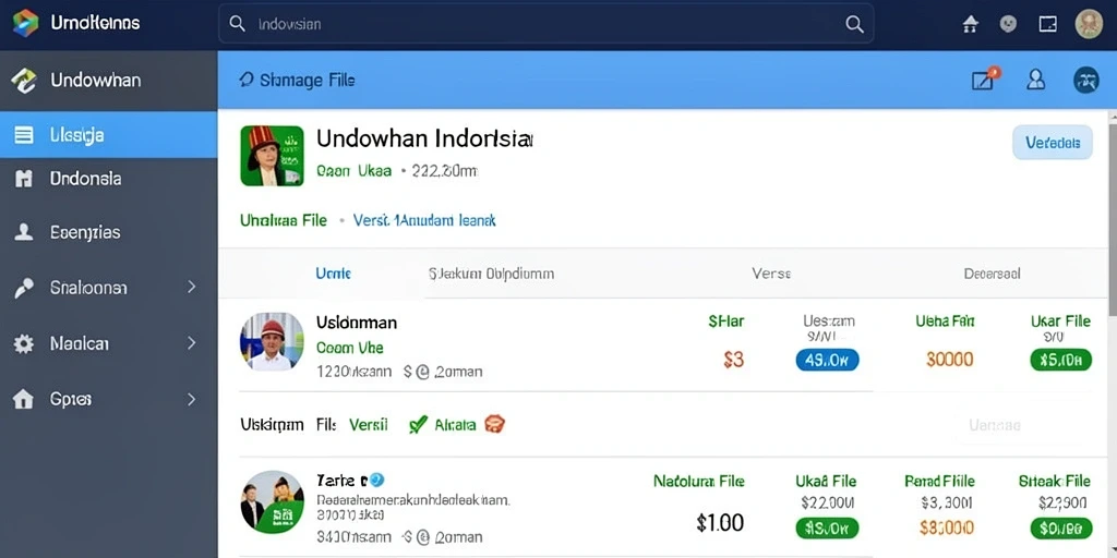 Tampilan dashboard yang informatif dan menarik.